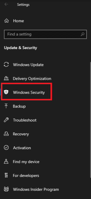 select the Windows Security option. Fix Fallout 4 Script Extender Not Working on Windows 10