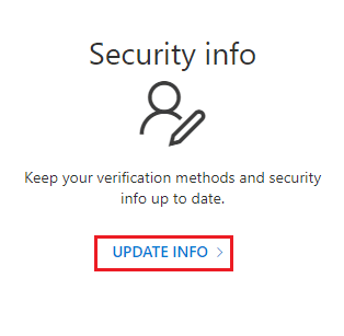 Selecione informações de atualização. Corrigir o Outlook tentando se conectar ao servidor