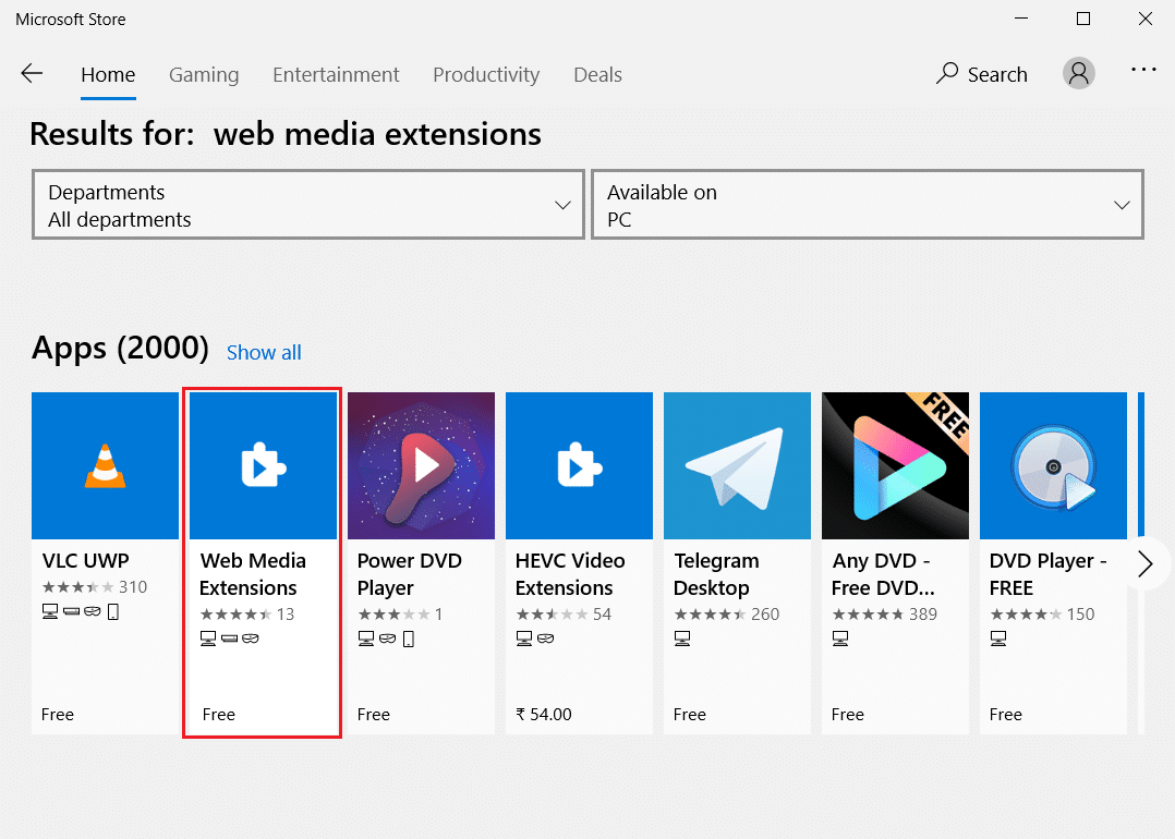 select web media extensions app from the search result in Microsoft Store. How to Play OGG Files on Windows 10