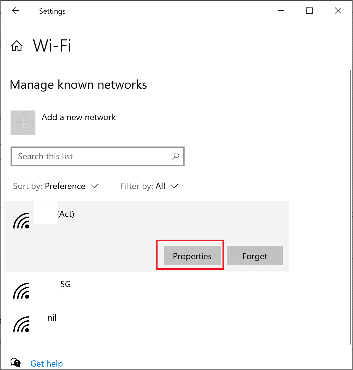 Select your Wi-Fi network and then, select Properties | How to Fix ‘Windows 10 Won’t Update’