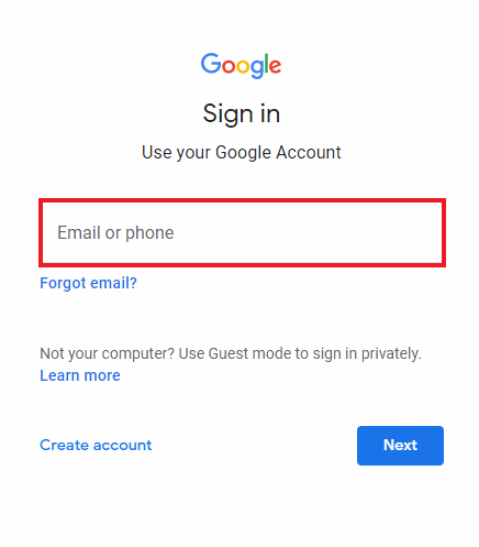 Sign in to your account again