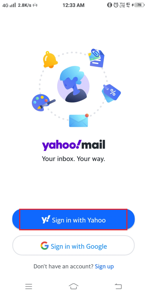  Sign in to your Yahoo Mail account. Fix yahoo mail stopped showing images