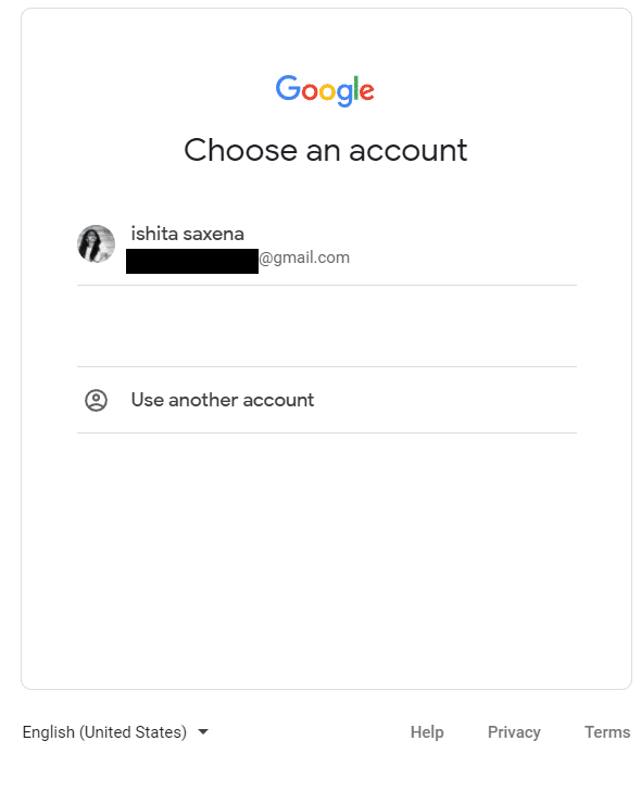 Sign in your Google account, if you haven’t already.