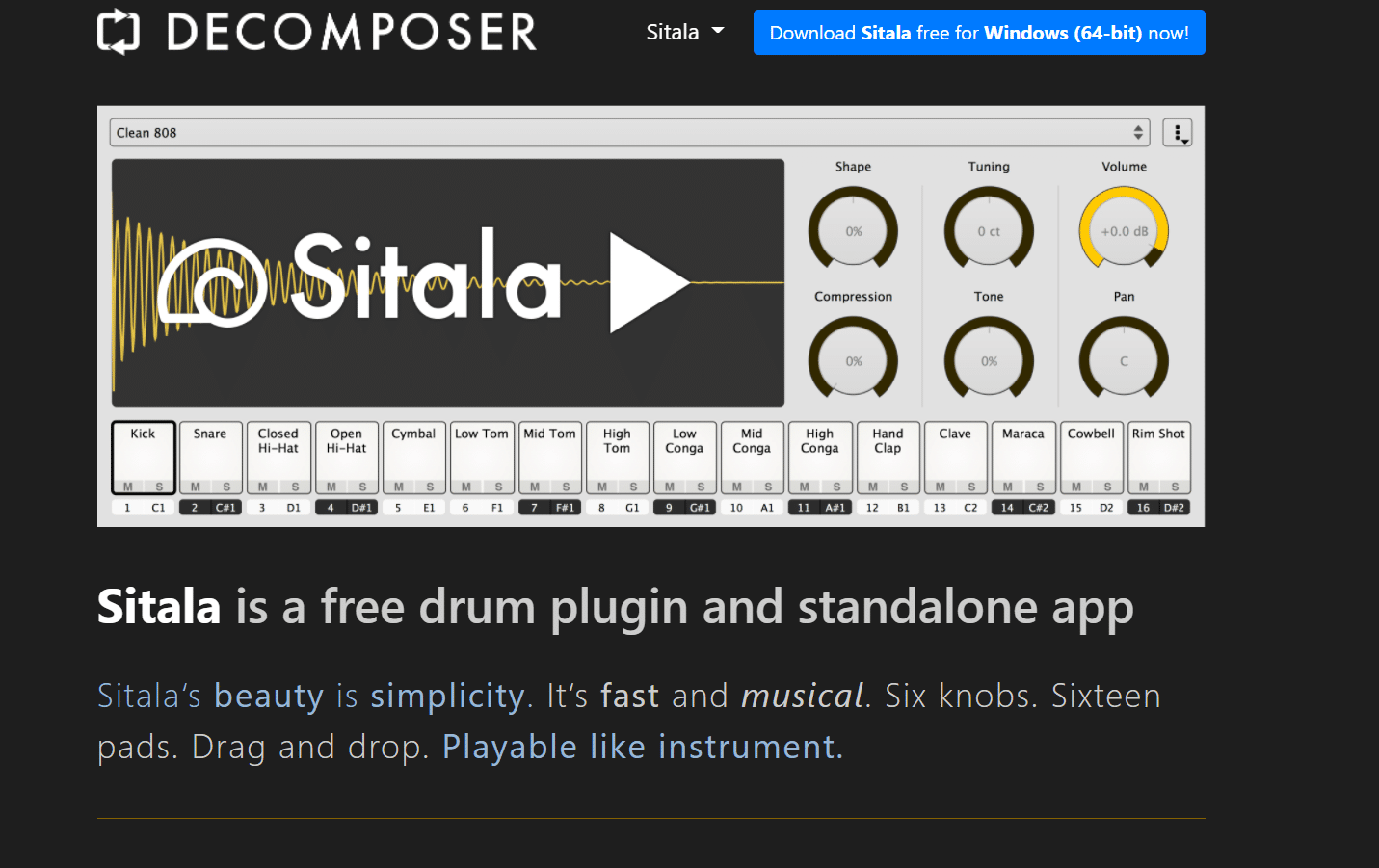 Sitala. Top 36 Best Beat Making Software for PC