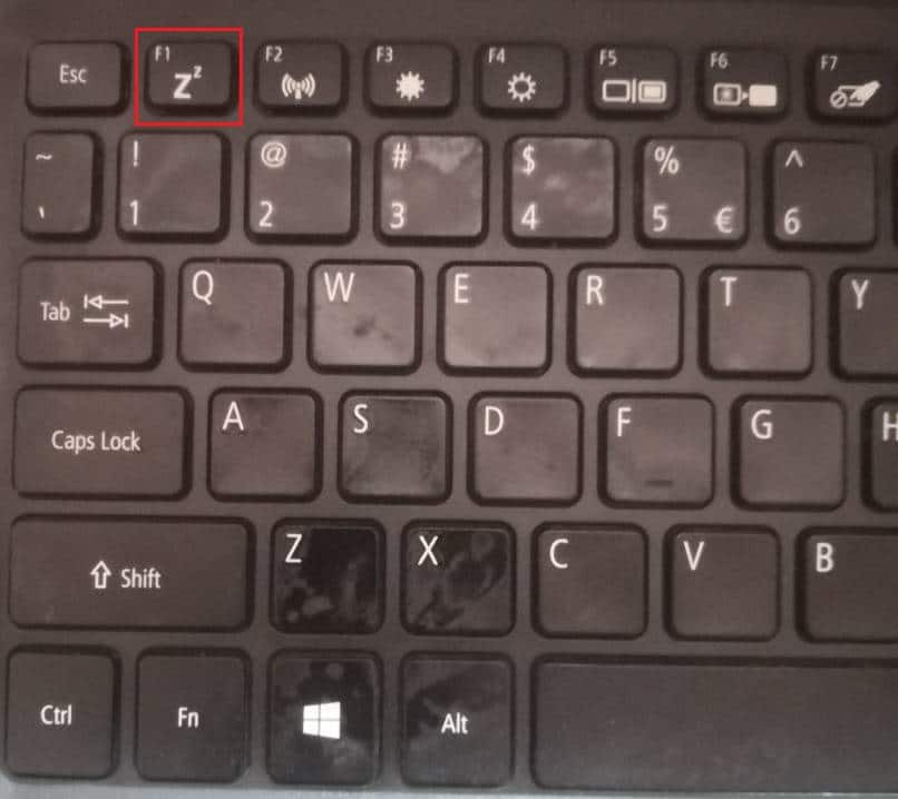 sleep key in keyboard