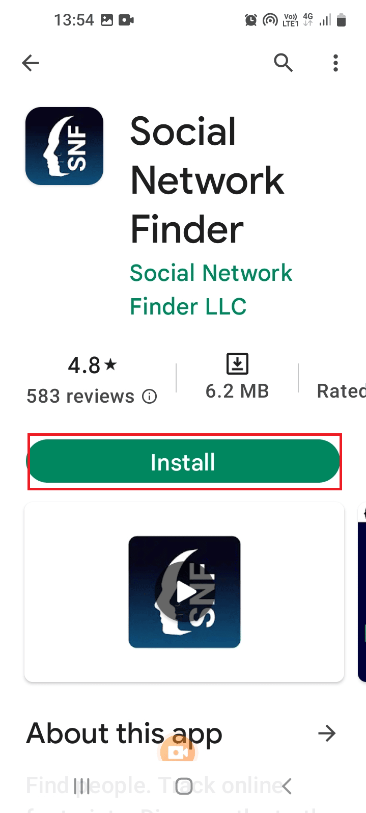 Social Network Finder