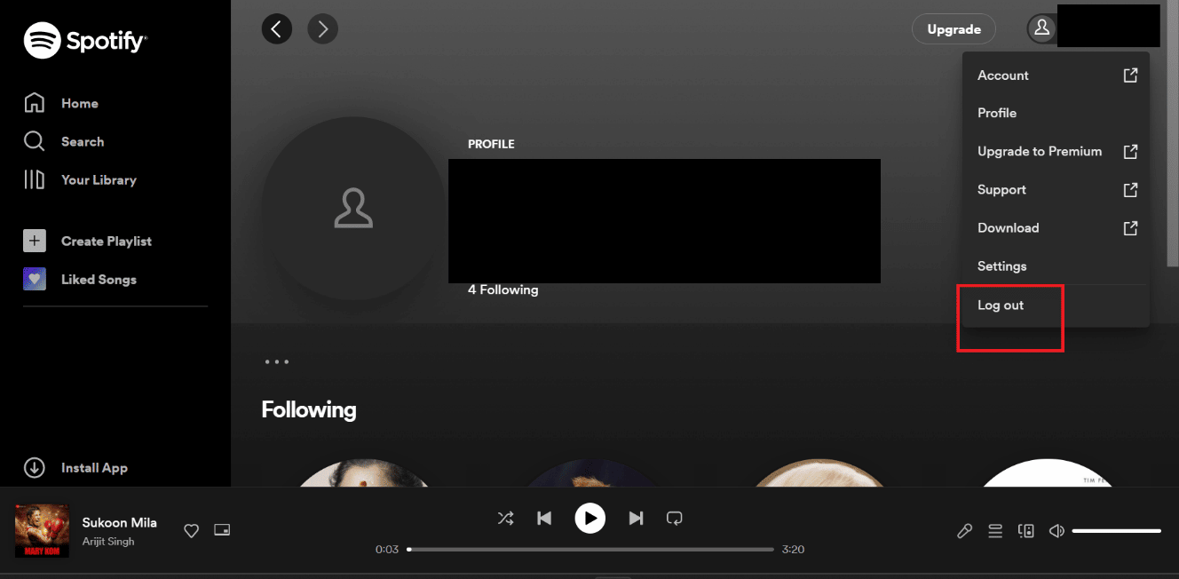 spotify log out option. How to Remove Device from Spotify Connect