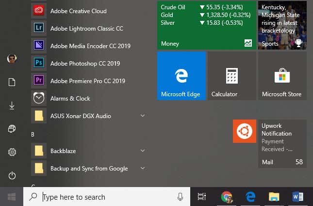 Hva skal jeg gjøre hvis startmenyen i Windows 10 ikke fungerer?