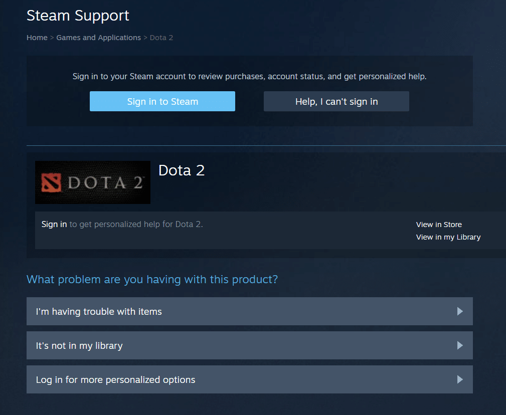 steam support for dota 2