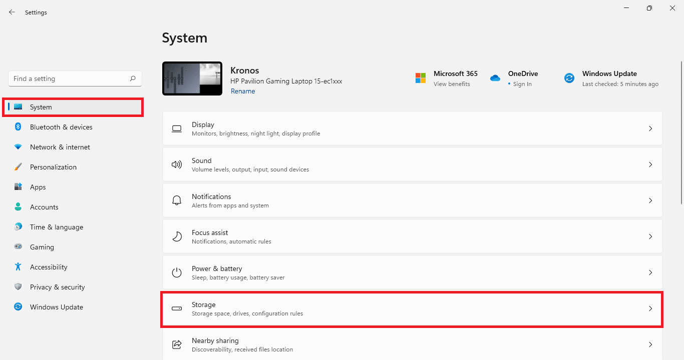 System tab in Settings app. Ways to speed up Windows 11