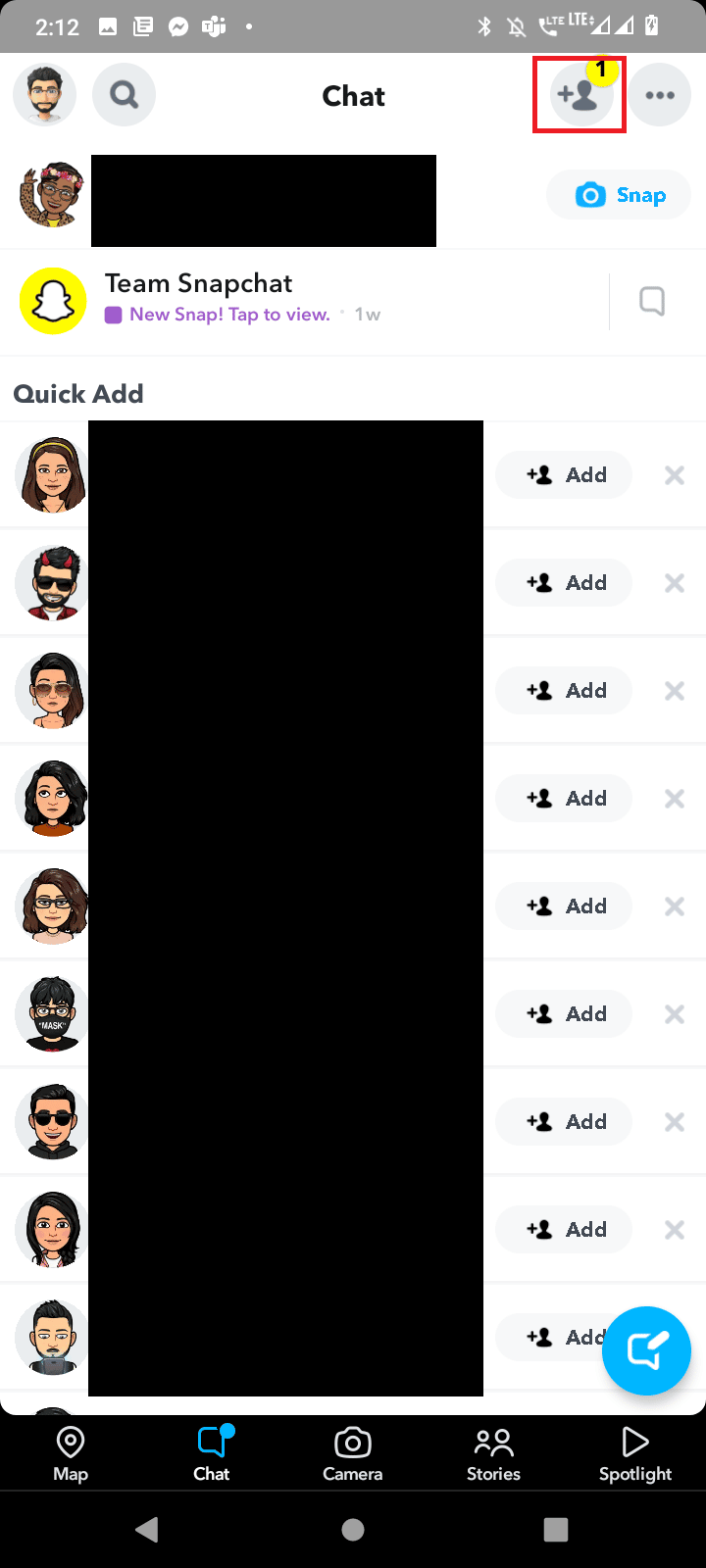 tap add friends icon. How to Find Someone on Snapchat Without Their Username