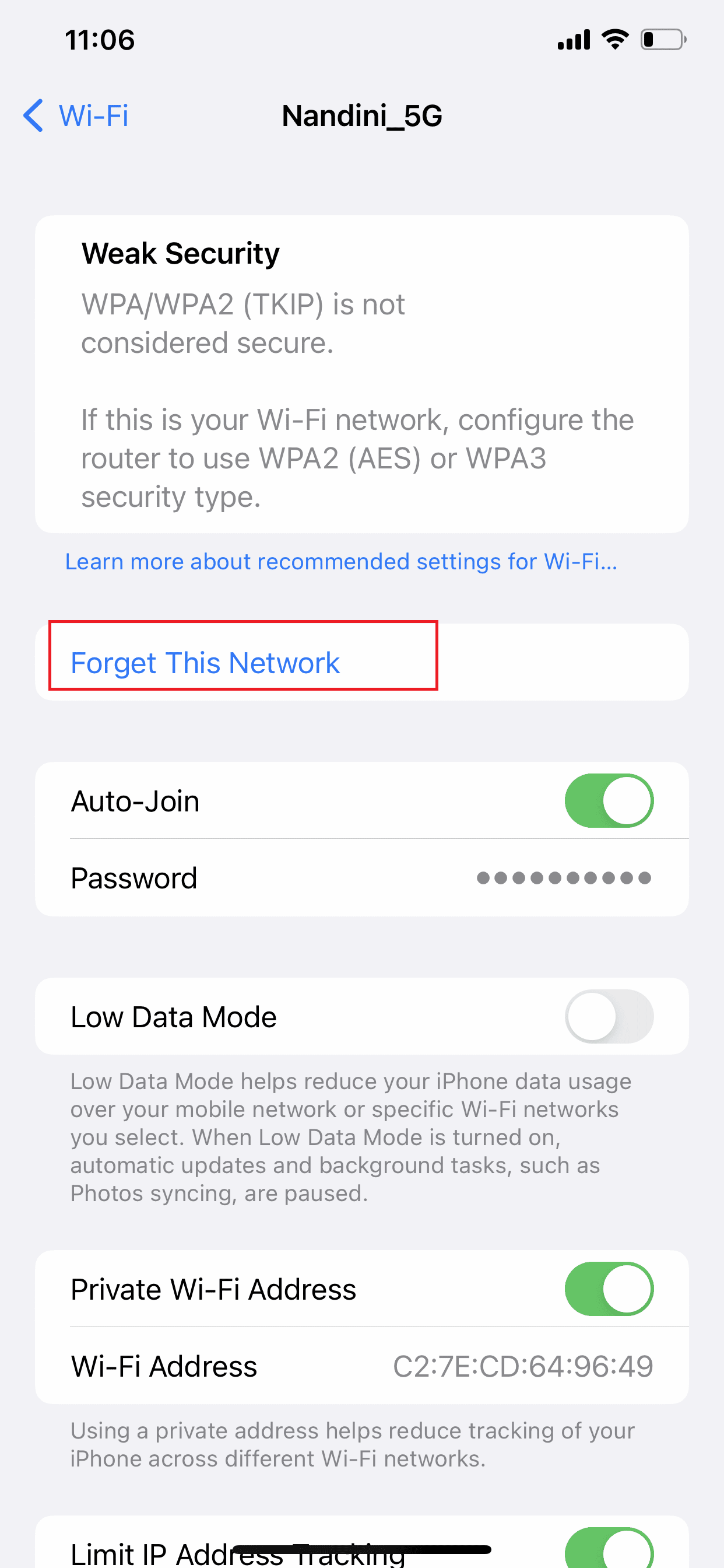 Tap Forget This Network | How Do I Fix Slow Internet on My iPhone