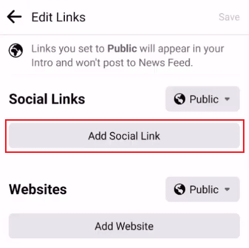 tap on Add Social Link | How to Reset Your Soundcloud Password