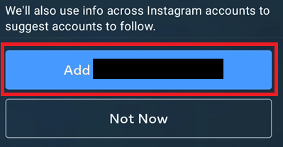 Tap on Add your_business_username | How to Remove Shop Tab from Instagram