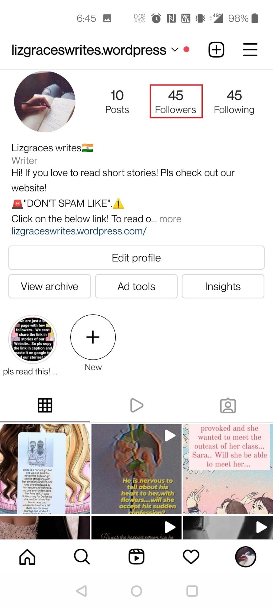 tap on Followers | How to Know If Someone Restricted You on Instagram Story