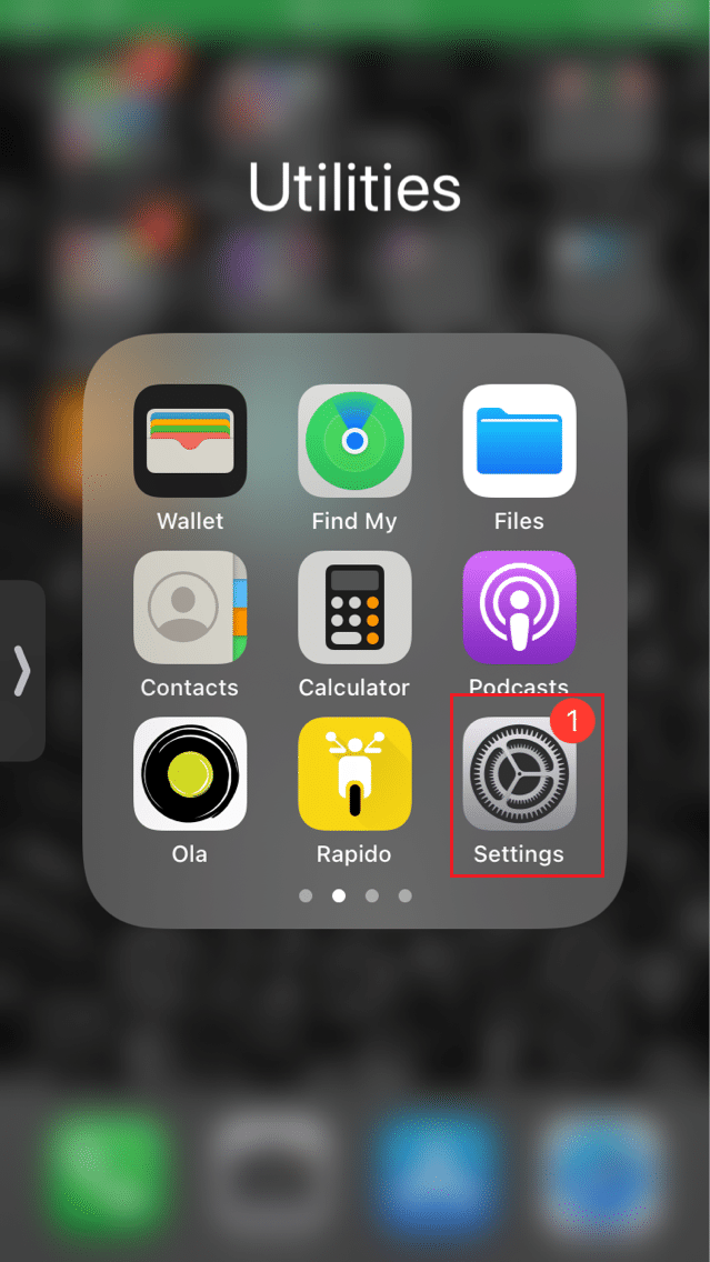 tap on settings icon in iPhone. How to Cast Popcorn Time to Smart TV