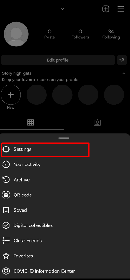 Tap on Settings on the Instagram app. - How do you fix your suggested on Instagram? 3