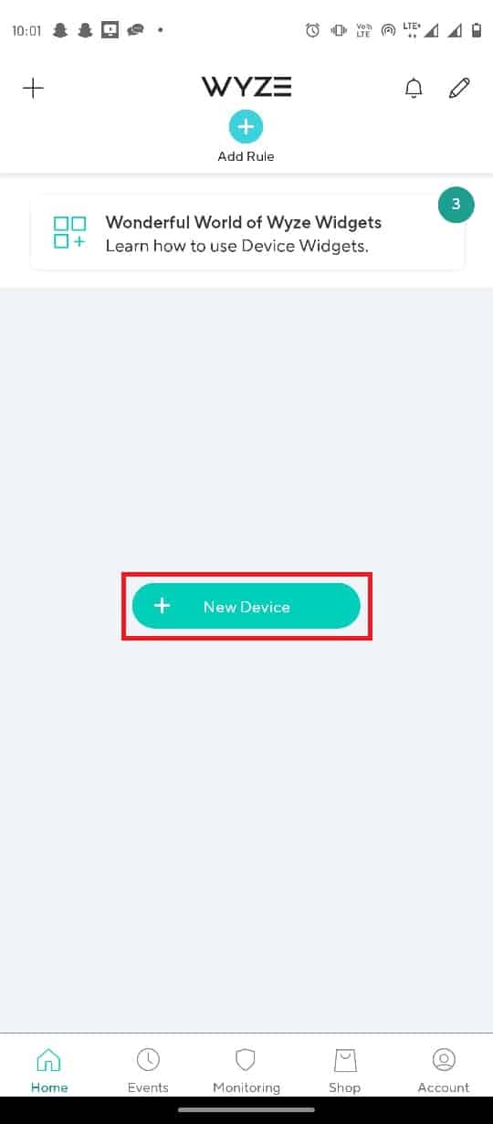 Tap on the New Device button. Wyze Error Code 90: Fix in Seconds