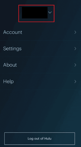 Tap on the Profile name to expand it | | How to Manage Hulu Account | change plans in Hulu
