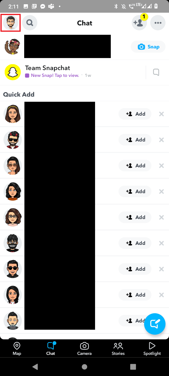 tap on the profile picture. How to Find Someone on Snapchat Without Their Username