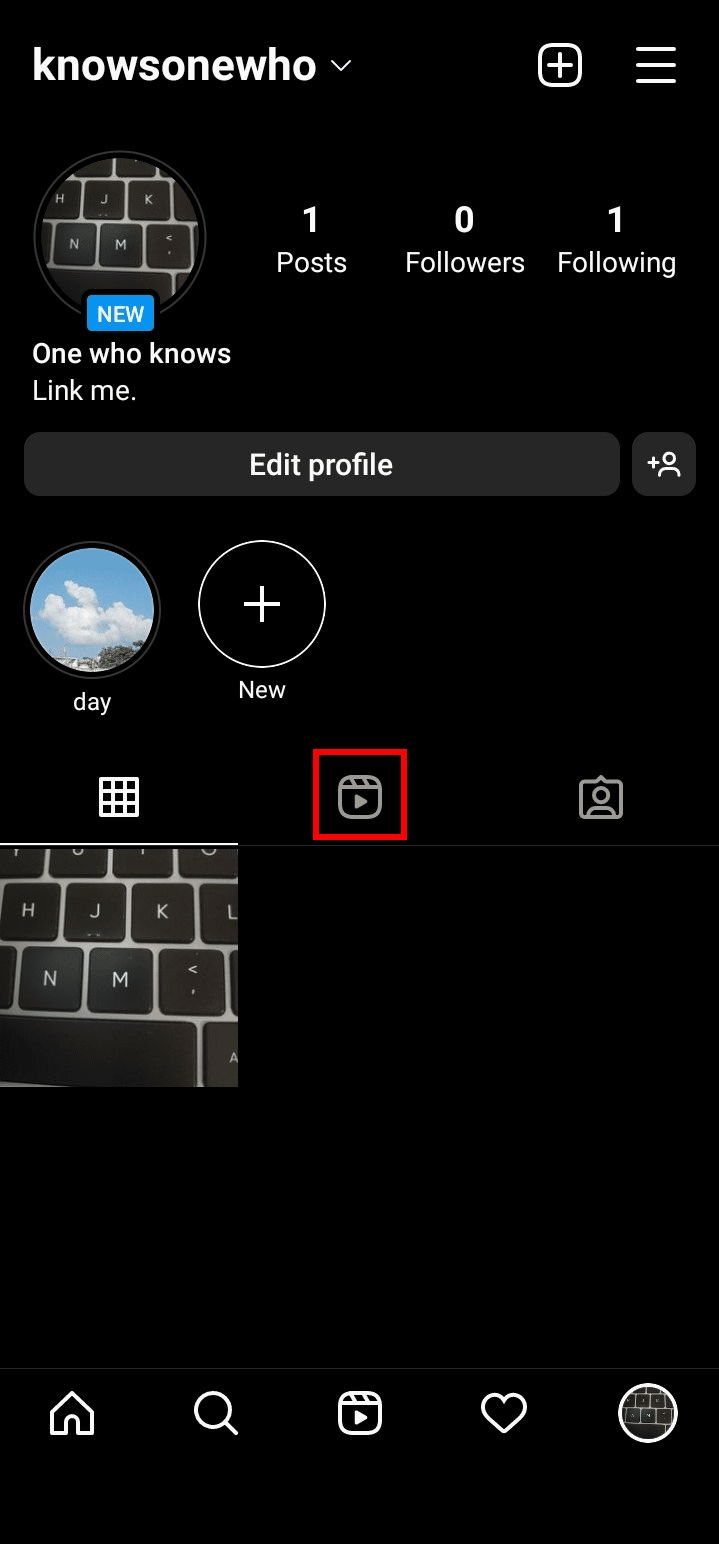 Tap on the Reel icon. | How to Share Full Reels on Instagram Story