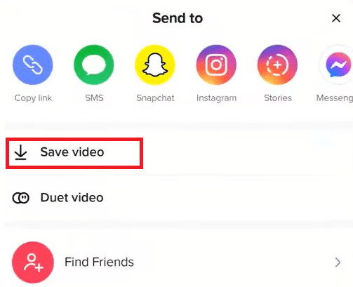 tap on the Save video option | What Happens to Deleted TikToks?