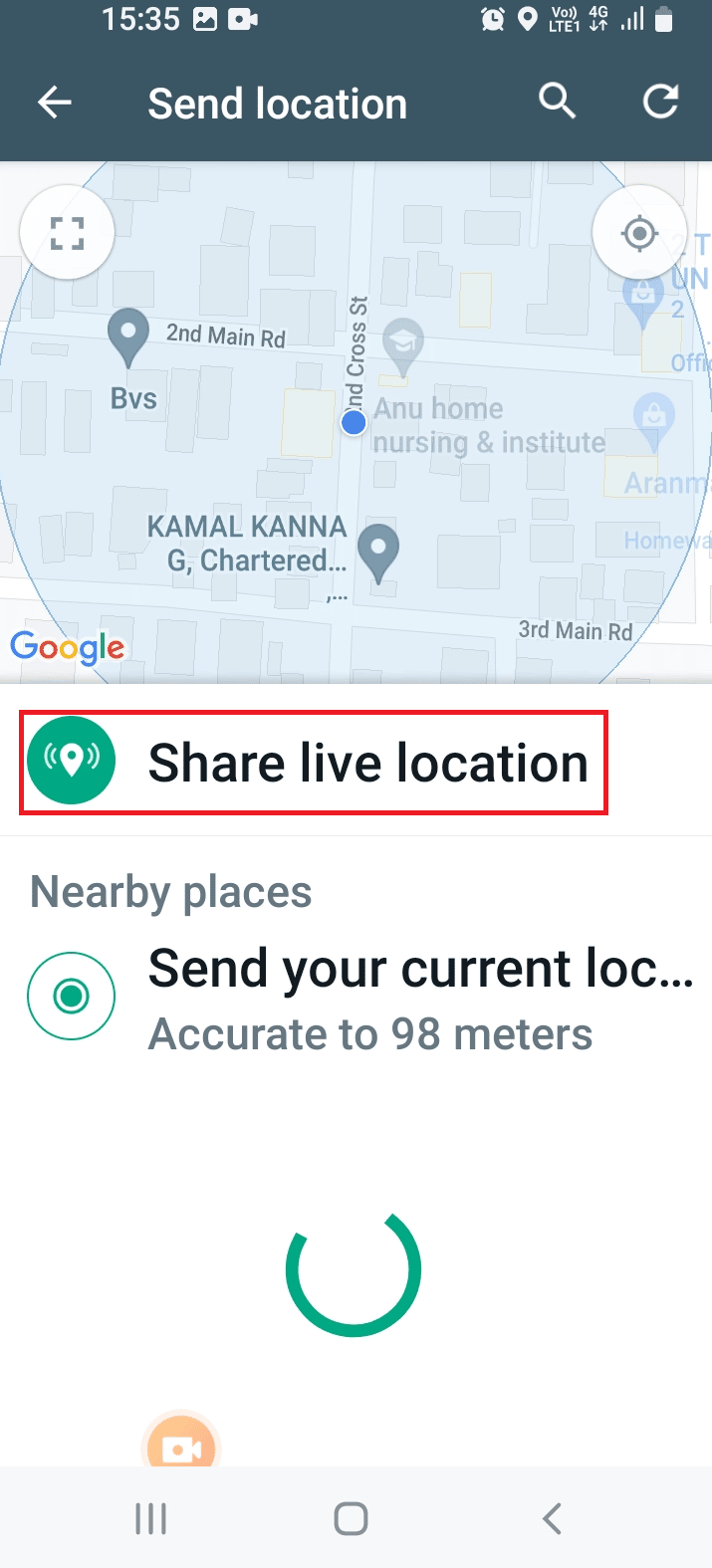 Tap on the Share live location option. How to Track Someone on Google Maps Without Them Knowing