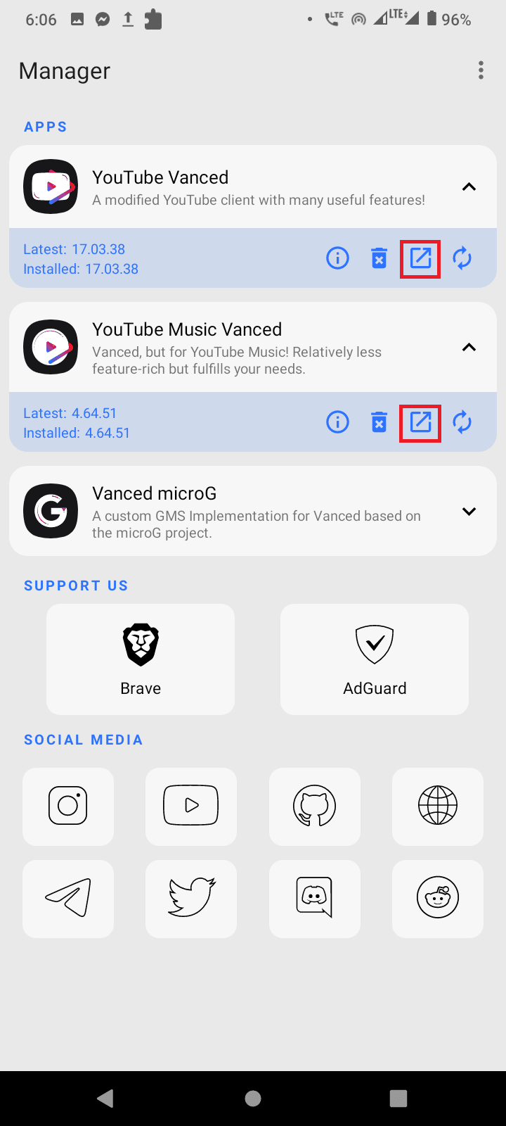 tap the arrow icon to launch youtube vanced. How to Get YouTube Music Premium for Free