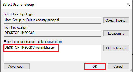 click on the OK button. Fix This Operation Requires an Interactive Window Station