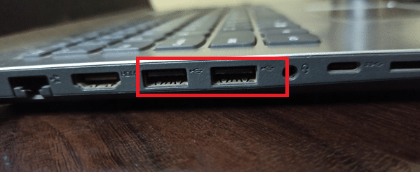 The two USB ports available on every laptop.
