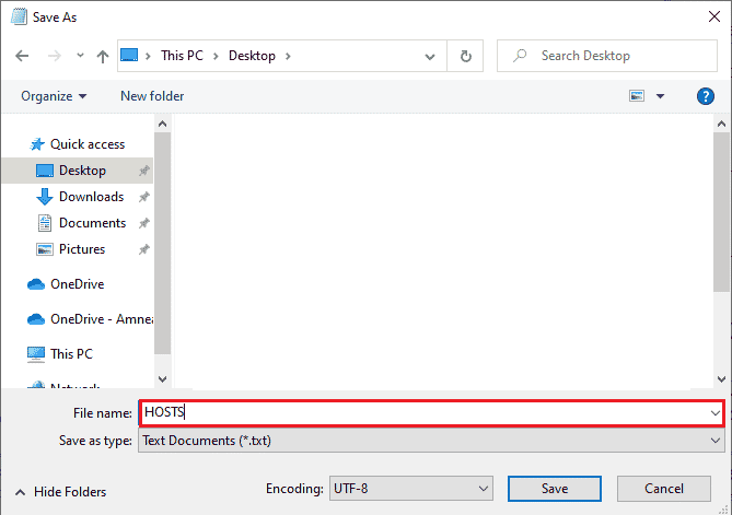 save the file as Hosts on the desktop. Fix Origin Error 65546:0 in Windows 10