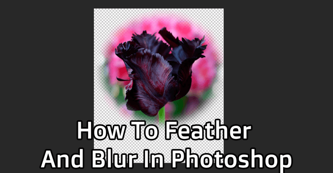 How to Feather and Blur in Photoshop