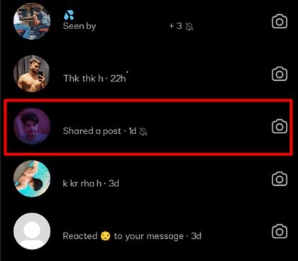 To unmute someone, tap the chat they are having with you | unmute someone’s post
