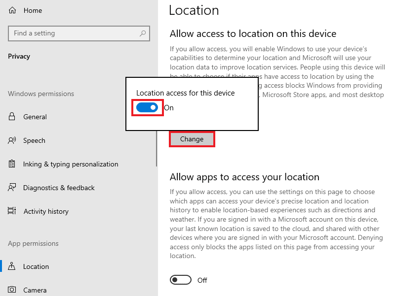 Toggle off location access for this device. Fix Hearthstone lagging in Windows 10
