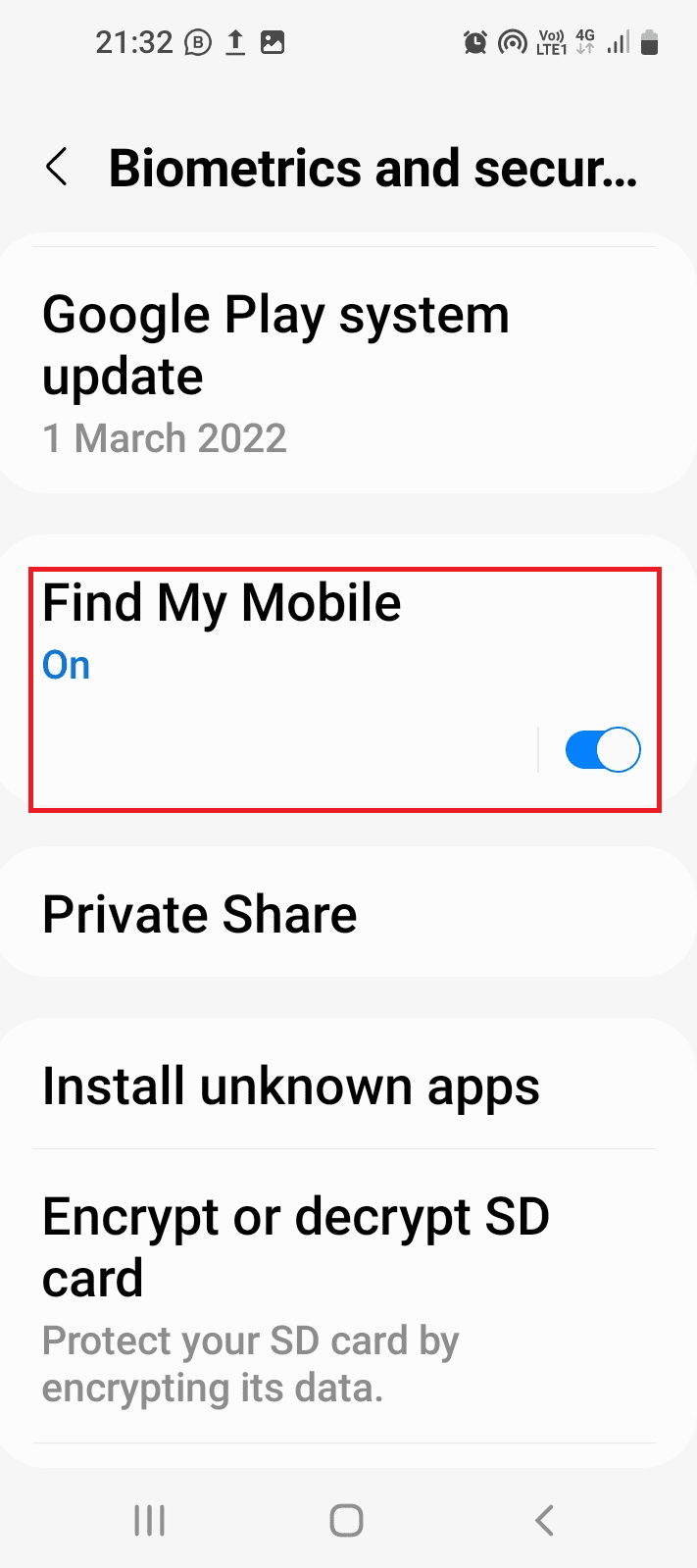 Toggle on the Find My Mobile setting. How to Track Someone on Google Maps Without Them Knowing