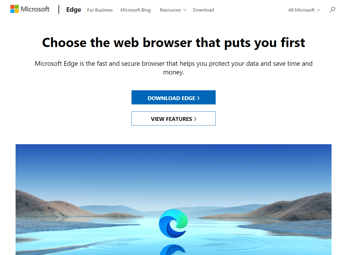 Probeer een andere browser