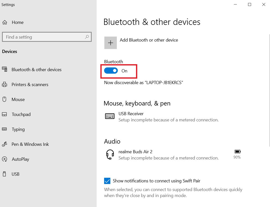 Włącz przycisk Bluetooth. Jak przesłać zdjęcia z Nexusa 5x na komputer