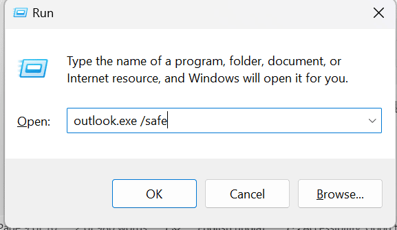 Type in the search box outlook.exe /safe. Fix Outlook Error This Item Cannot Be Displayed in Reading Pane