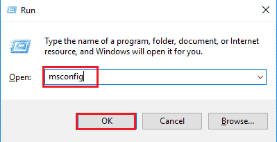 type msconfig and click on the OK button. Fix Twitch Resource Format Not Supported in Windows 10