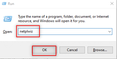 type netplwiz. How to Install Software Without Admin Rights