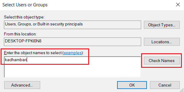 새 사용자 이름을 입력하고 이름 확인 버튼을 선택합니다. Windows 10에서 Qbittorrent I/O 오류 수정