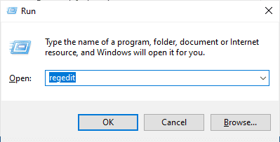 Type regedit in it and click OK. Fix Front Audio Jack Not Working in Windows 10