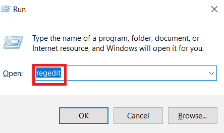 Type regedit in the Run box and press Enter. Fix Remote Desktop Connection an Internal Error Has Occurred