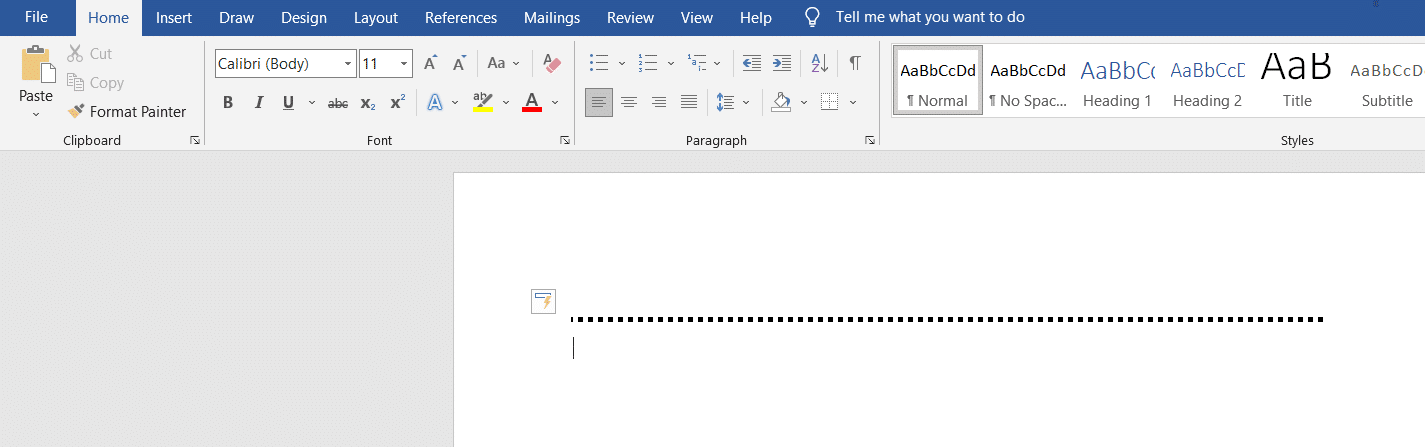 type three asterisks and press Enter. How to Insert a Line in Word