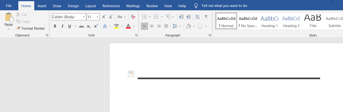 type three number signs and press Enter. How to Insert a Line in Word