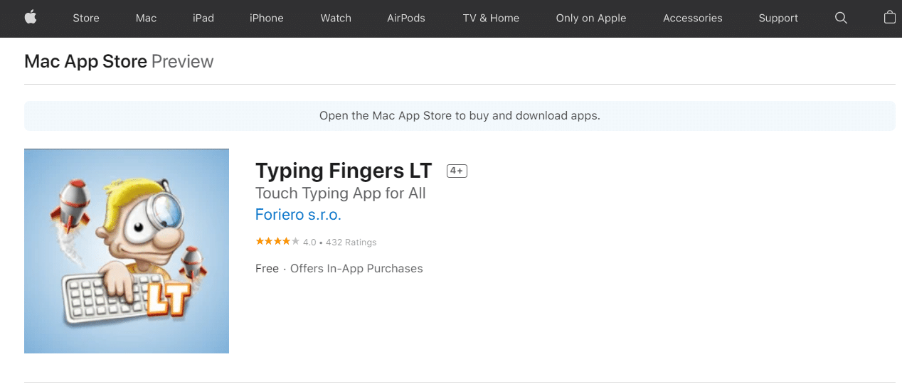 Typing Fingers LT