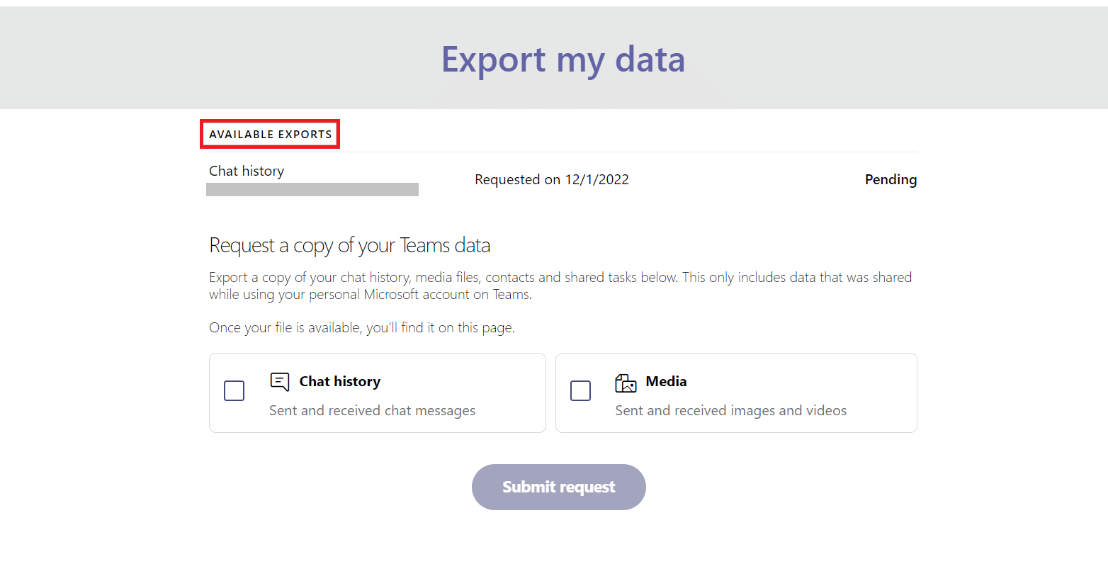 under Available Exports, check the status of your export page. How to Export MS Teams Conversation