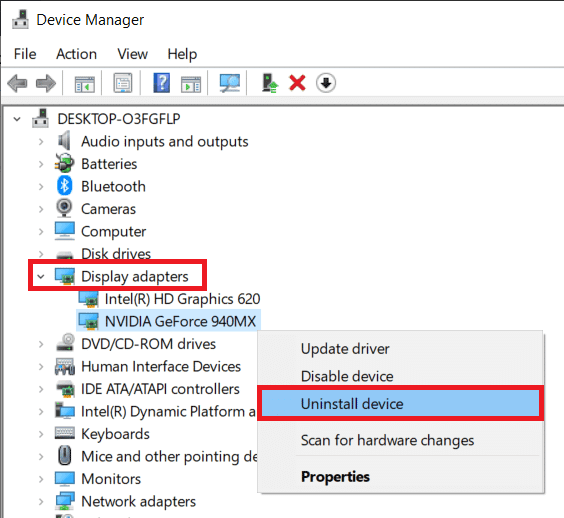 uninstall device nvidia driver. Fix NVIDIA Control Panel Missing in Windows 10