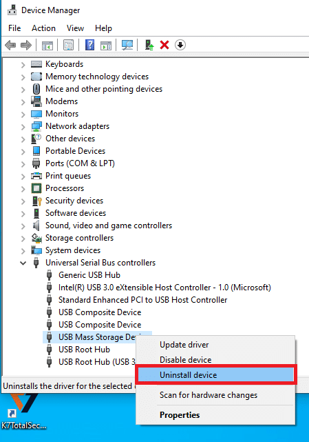 uninstall selected device driver. Fix Device Requires Further Installation on Windows 10