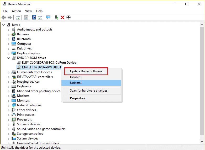 update driver software. Fix Error 0xc0aa0301 in Windows 10